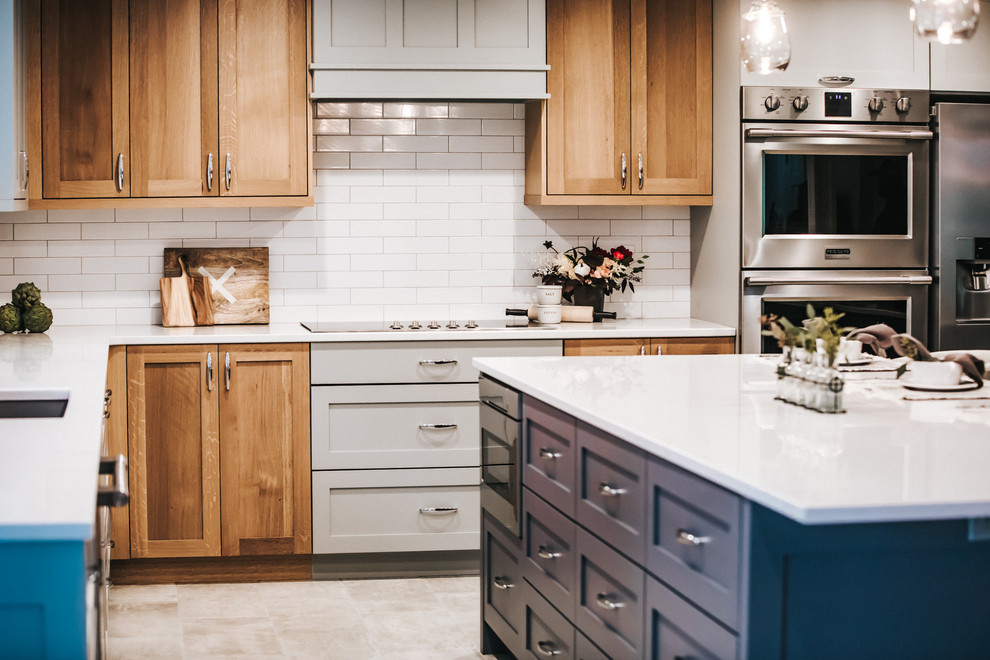 Inspiration for a transitional kitchen remodel in Seattle