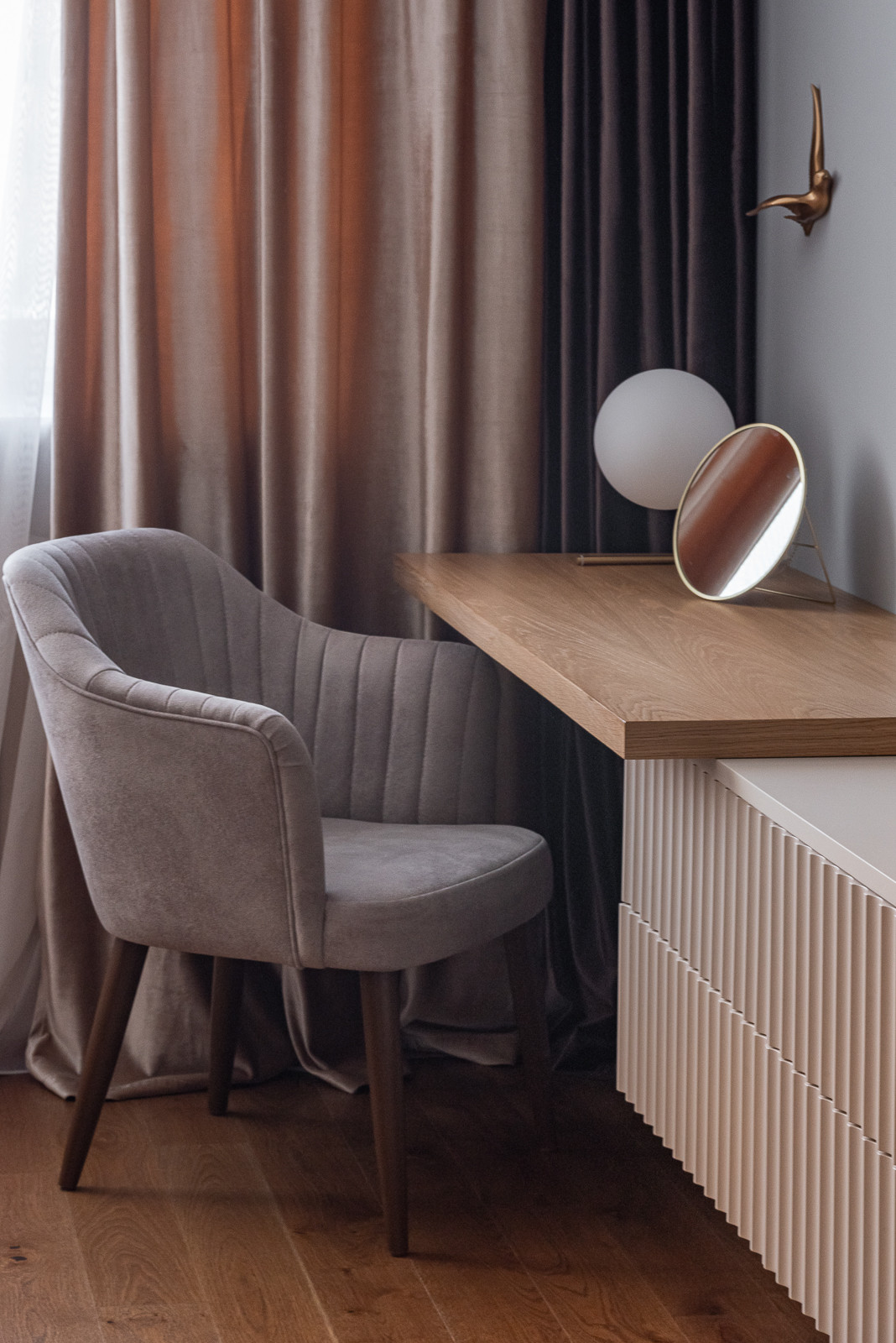 Реализованный проект трёхкомнатной квартиры в современном стиле, г. Уфа.