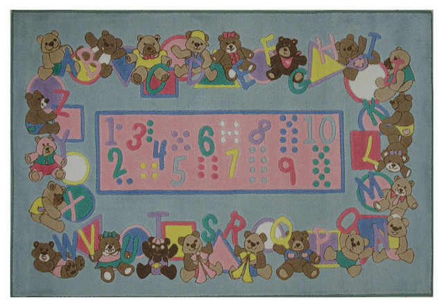Teddies and Letters Supreme Collection Rug - 39" x 58"