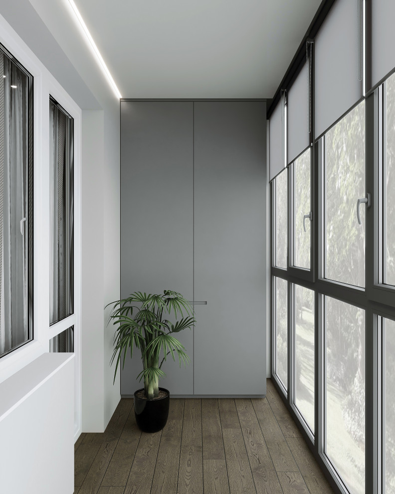 Дизайн интерьера квартиры с открытой террасой в жилом комплексе "Тармо"