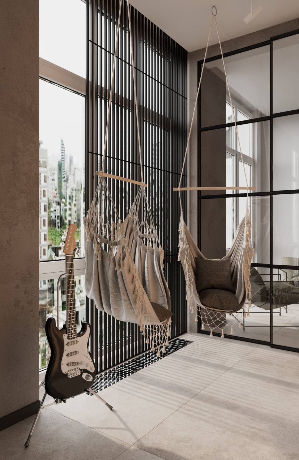 Дизайн проект двухуровневой квартиры