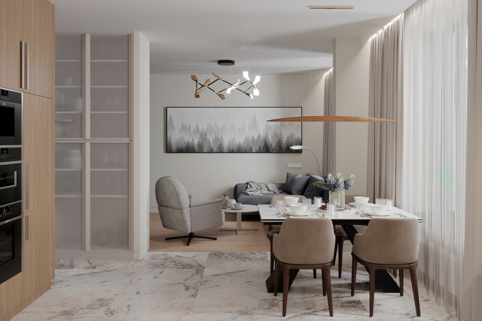 Квартира ЖК Береговой 122 кв.м.