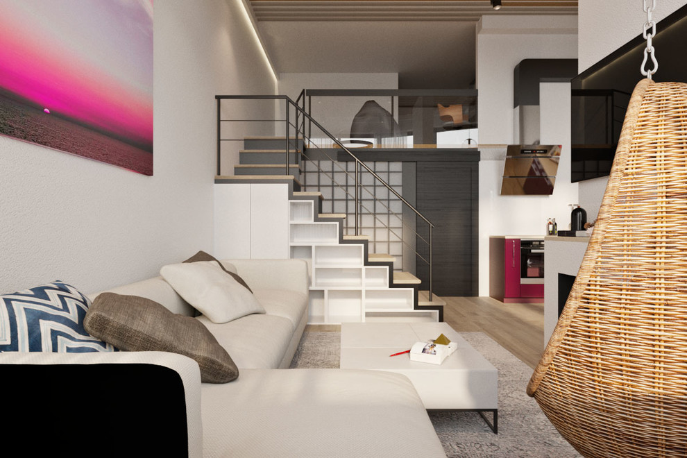 Однушка с антресолями