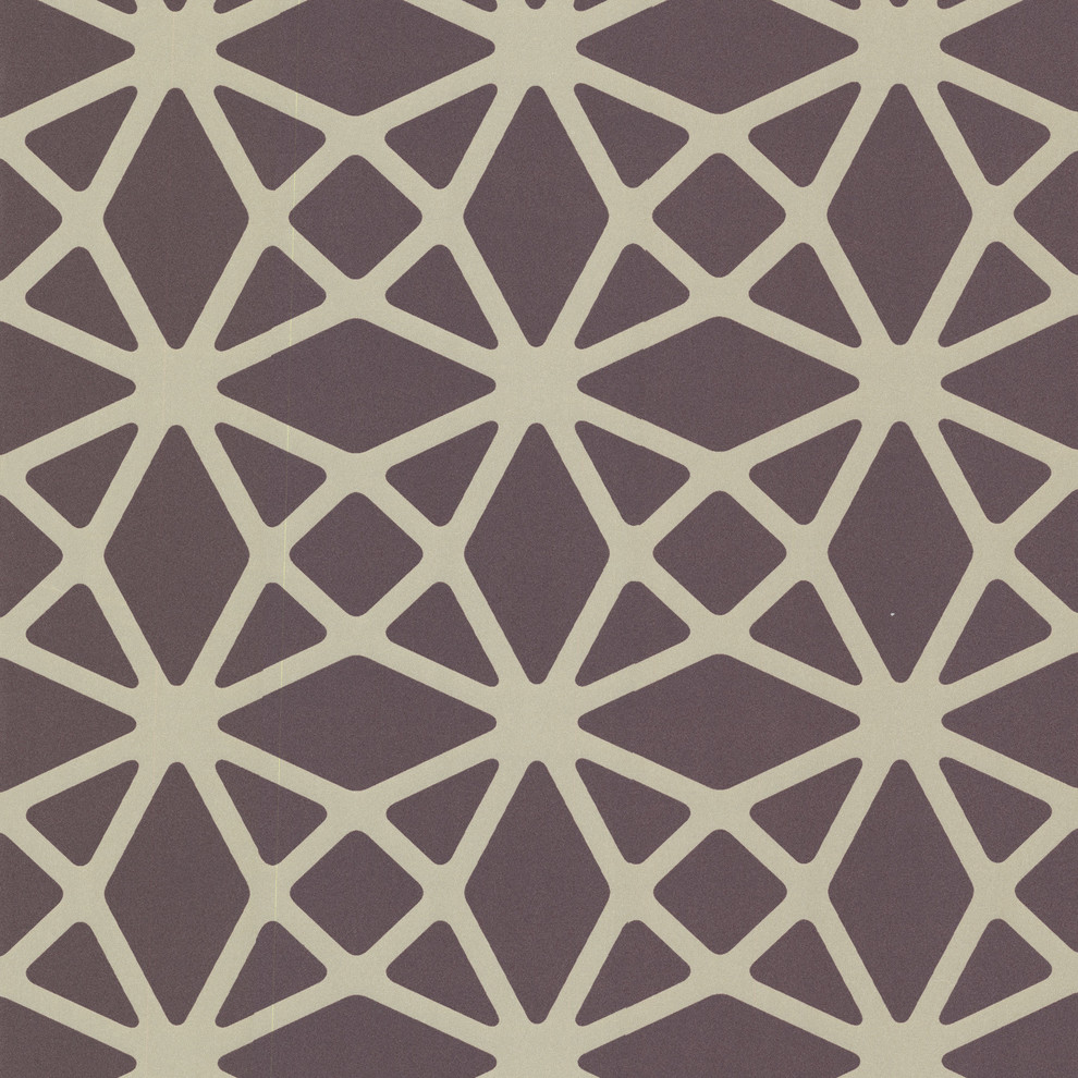 Decorline Geometrics Lattice Wallpaper Contemporary Wallpaper by