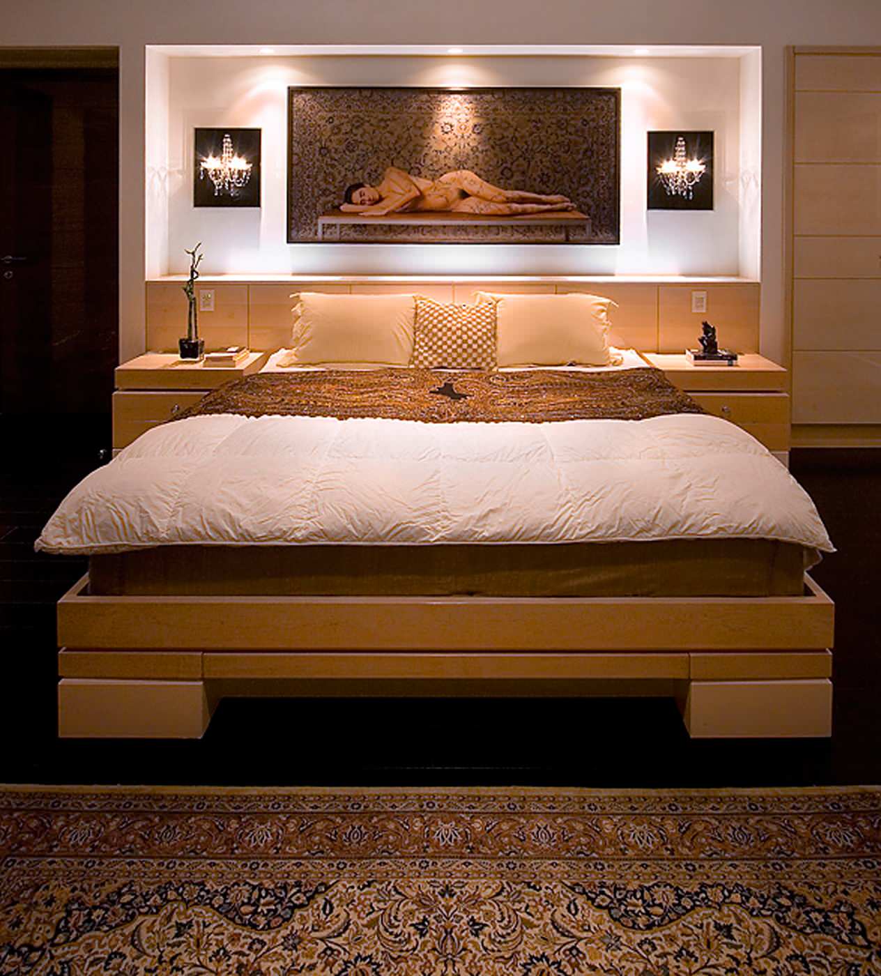 Decor Love Upholstered Platform Bed