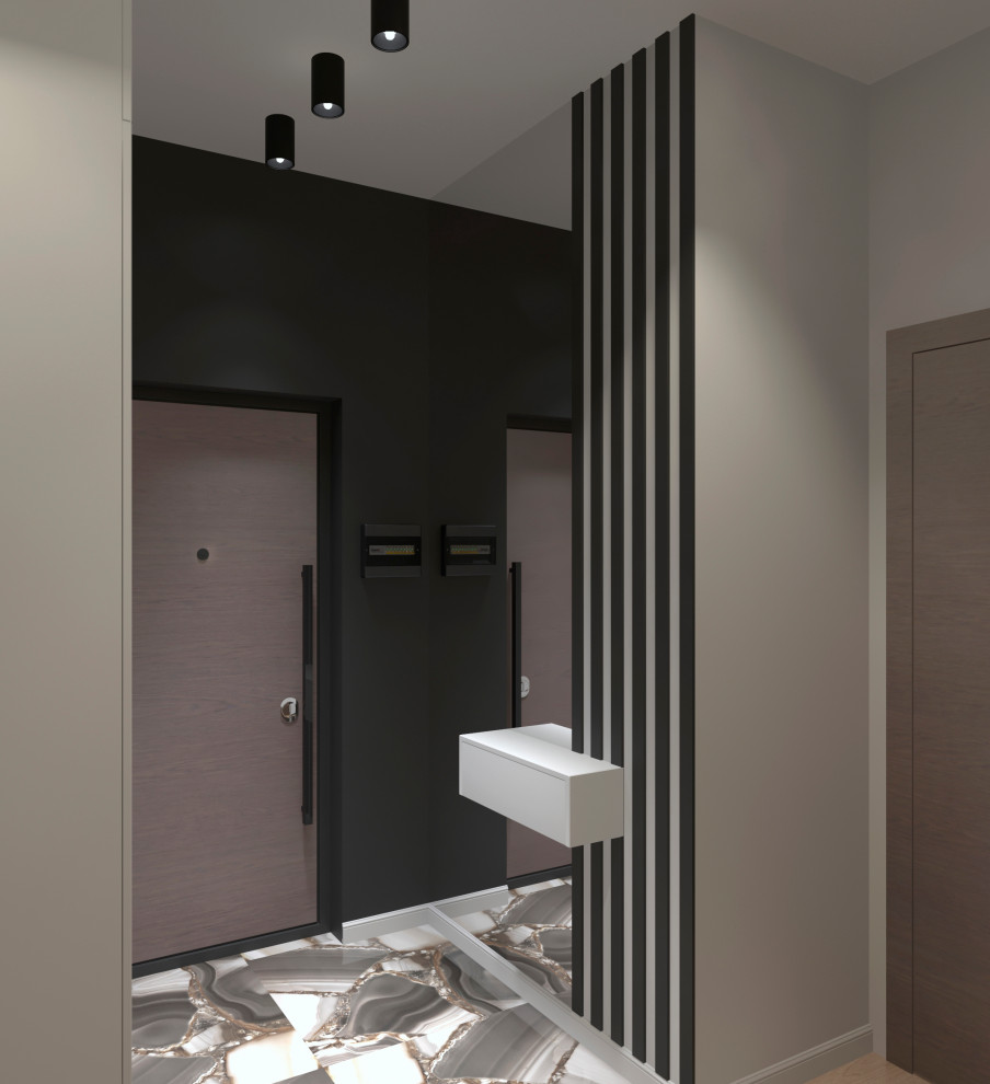 Квартира для семьи с тремя детьми "Стоун терапия"