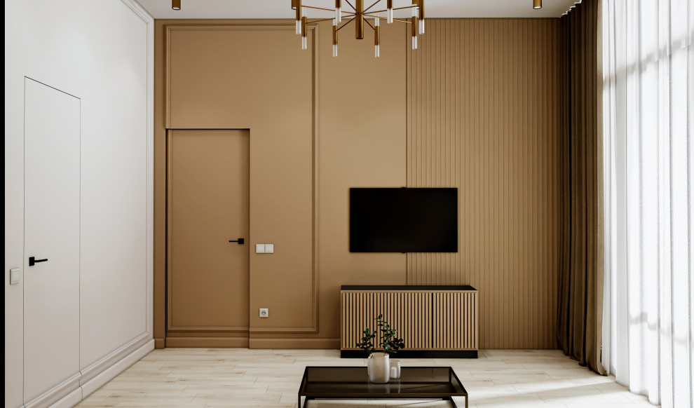 Стильный Дизайн Однокомнатной Квартиры в жк Западный порт в Москве