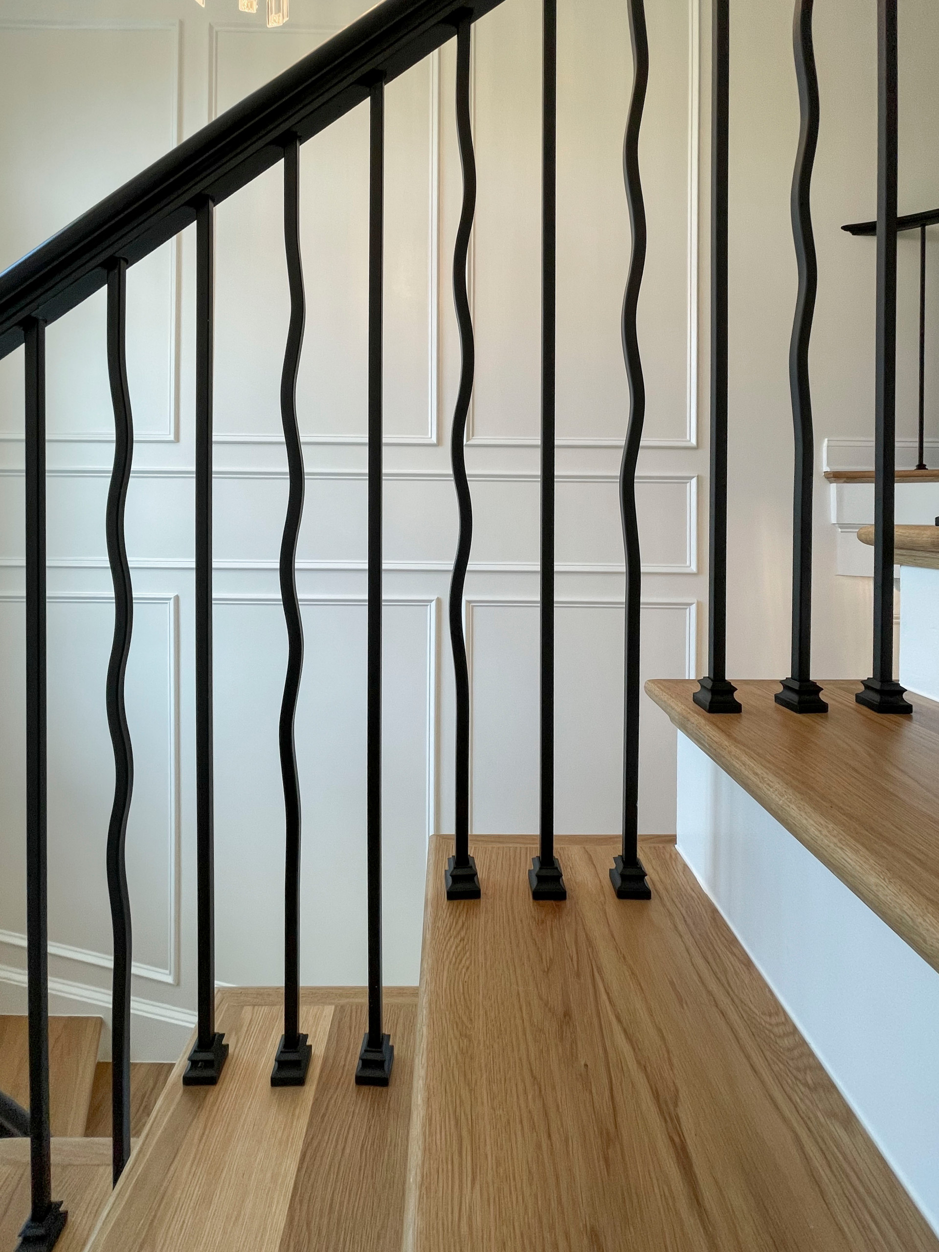106_Modern Balustrade System Meets Traditional Winding Stairs, Aldie VA  20105