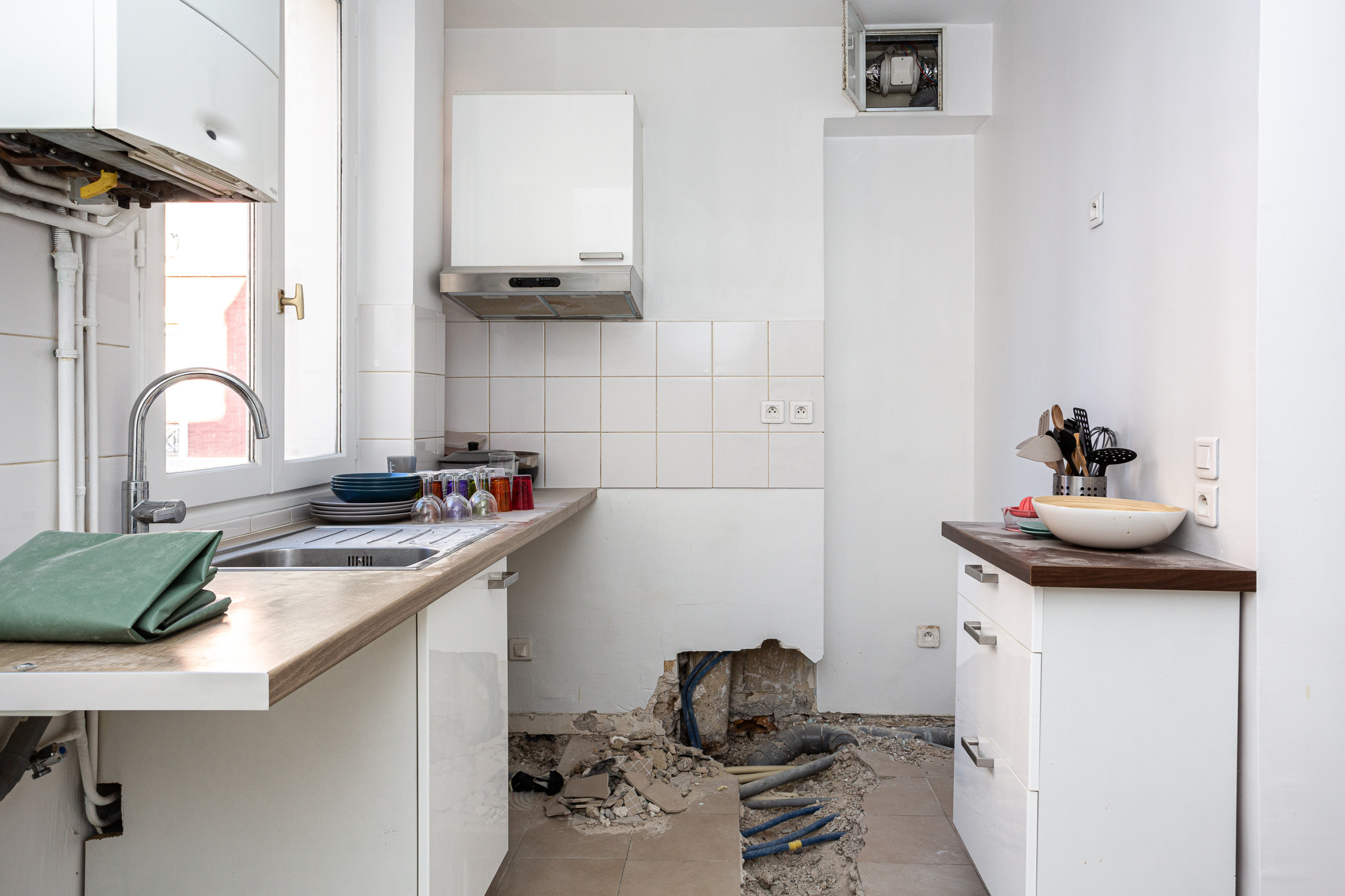 Une salle de bain raffinée dans moins de 4 m²