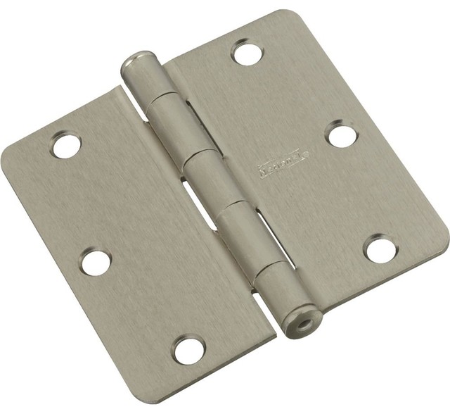 Lot of 24 Oil Rubbed Bronze 3.5/" w 1//4/" Radius Door Hinges Interior Brushed 3/"