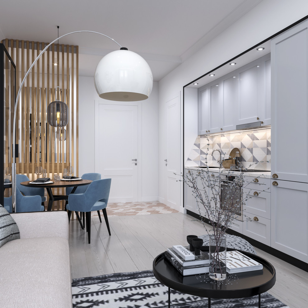 Скандинавский стиль в двухкомнатной квартире