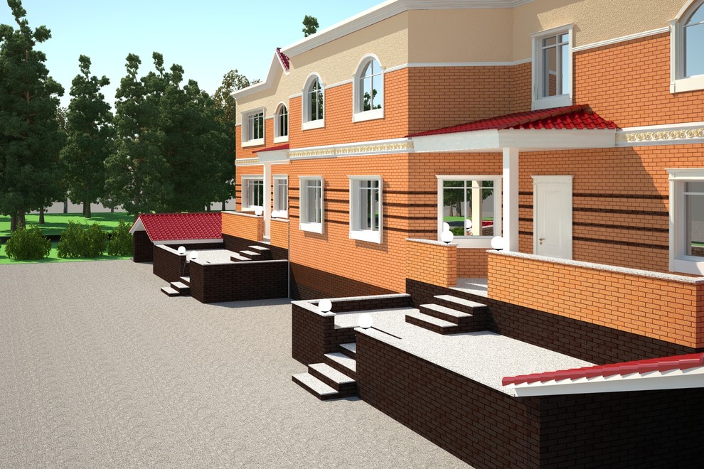 Дизайн фасада жилого дома