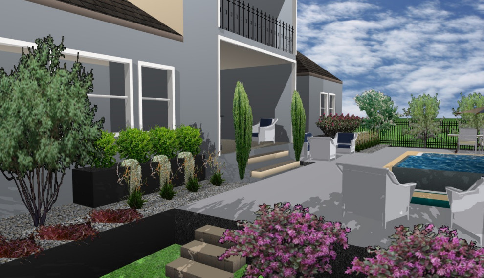 Home design - transitional home design idea in Austin