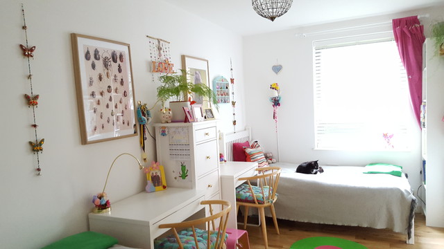 girls's bedroom eclectic-bedroom