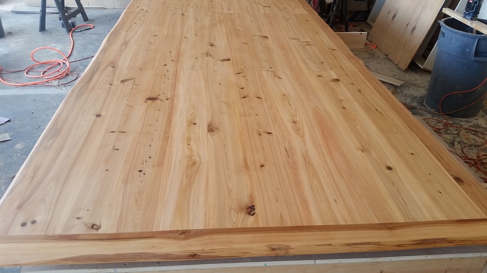 Cypress conference table & credenza