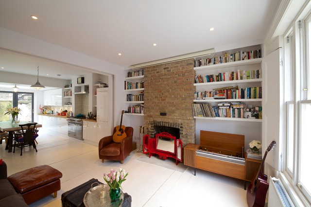 Camden House contemporary-vardagsrum