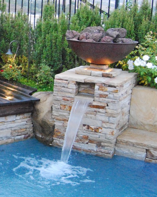 Water Features contemporary-swimming-pool-and-hot-tub