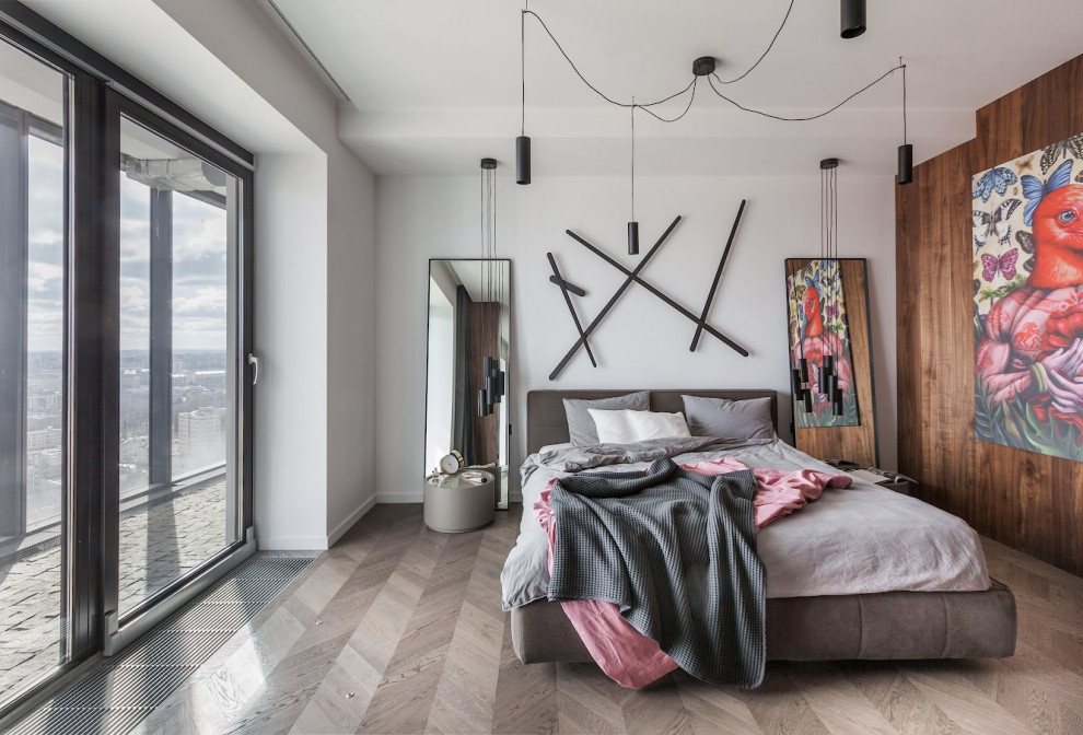 Апартаменты в американской высотке. Строго и лаконично