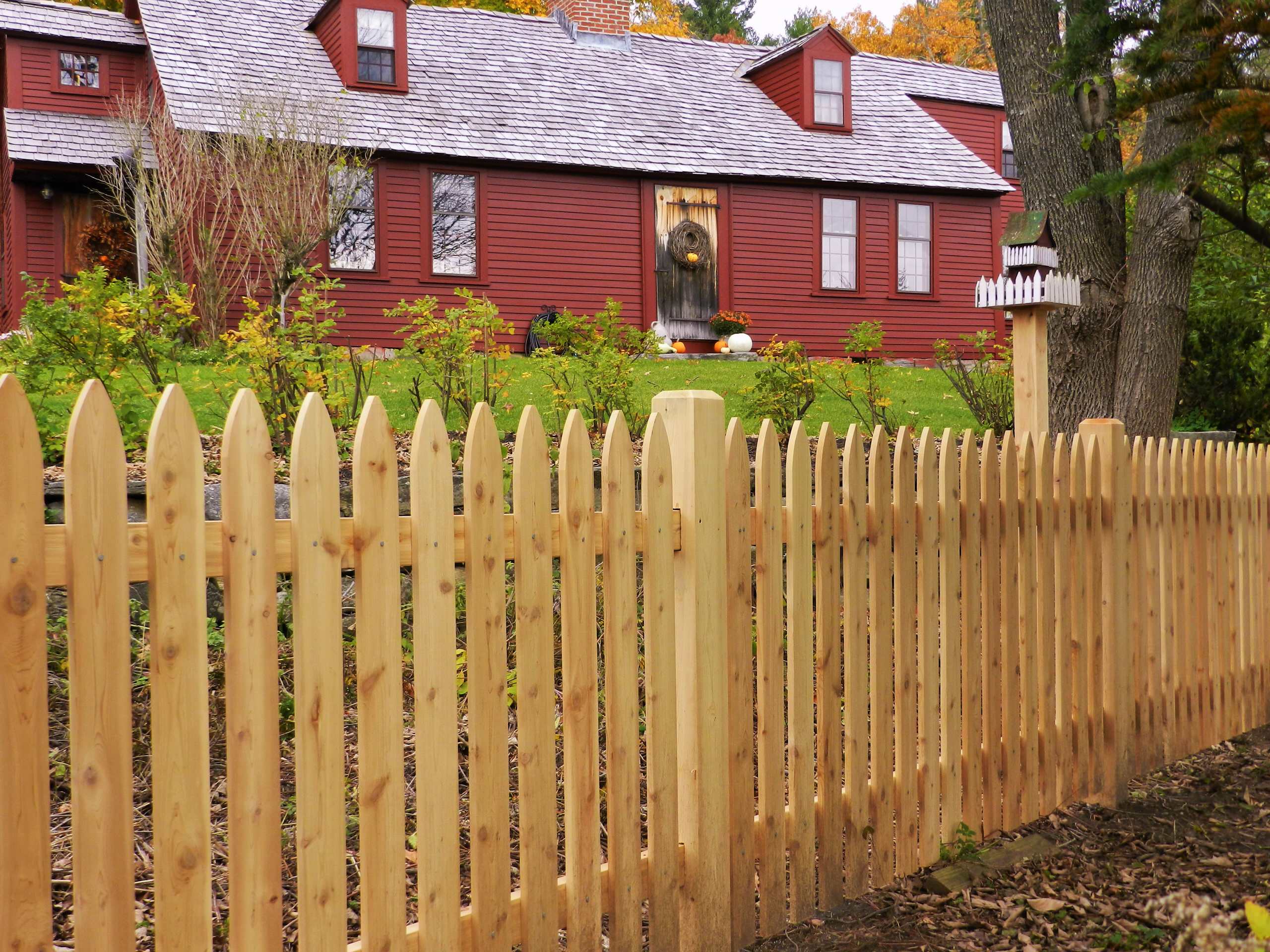 Scalloped Picket Fence - Photos & Ideas | Houzz