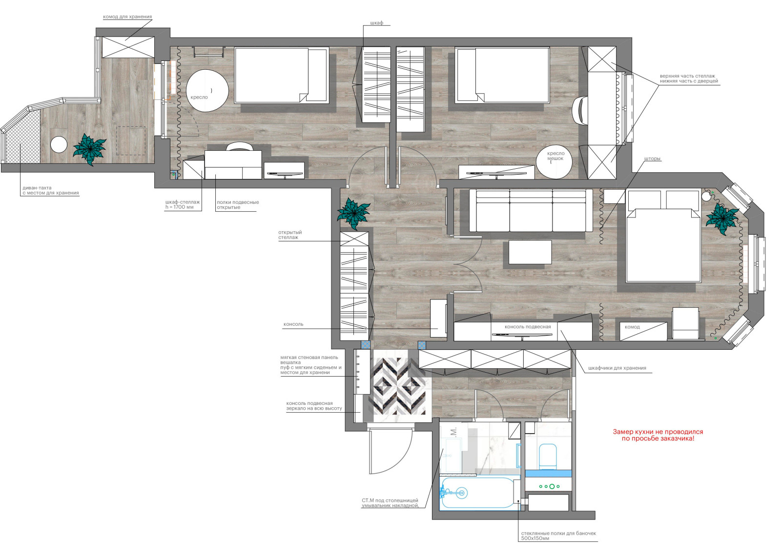 Схема зонирования