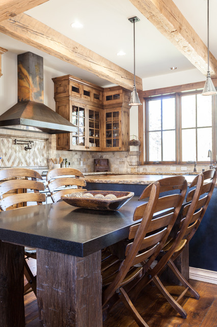 Fallen Leaf rustic-kitchen