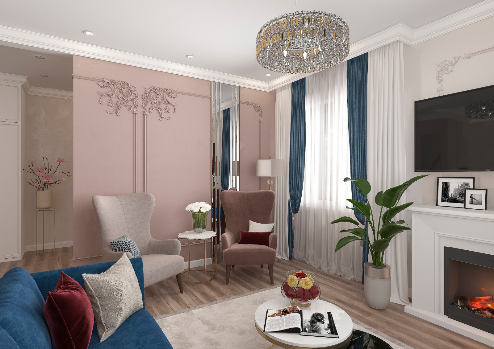 Дизайн-проект двухуровневой квартиры. г.Калининград