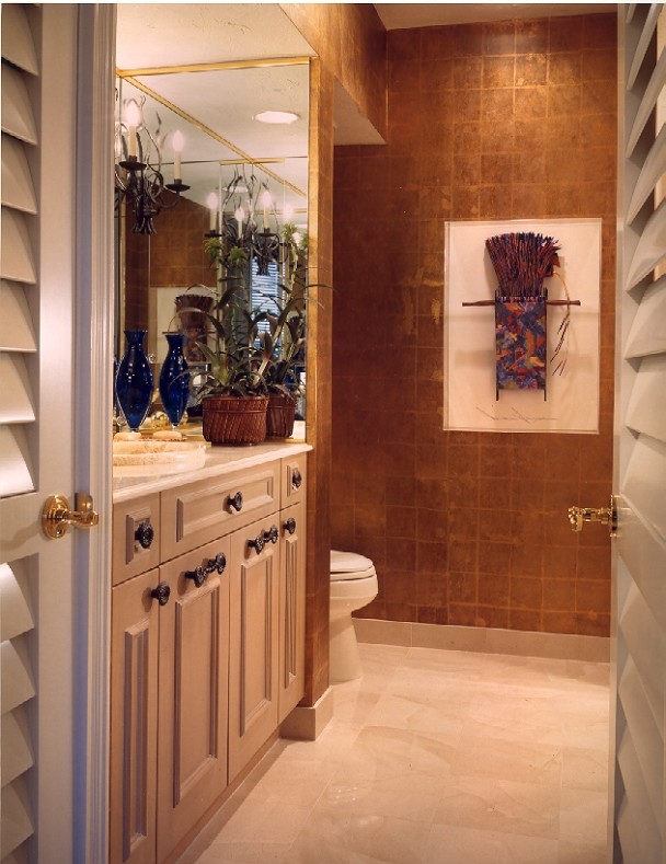Design ideas for a tropical bathroom in Tampa.