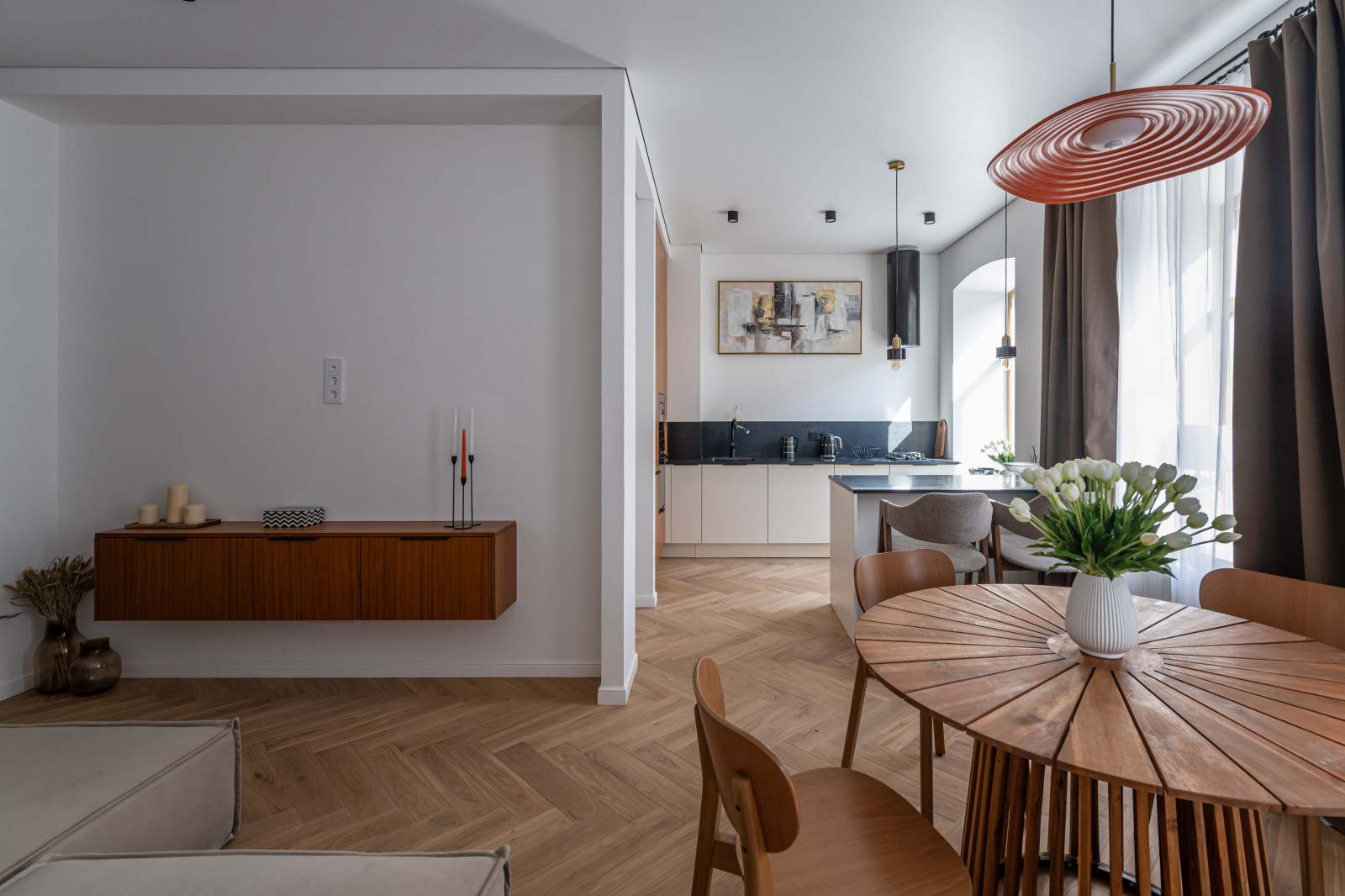 Квартира с элементами сканди