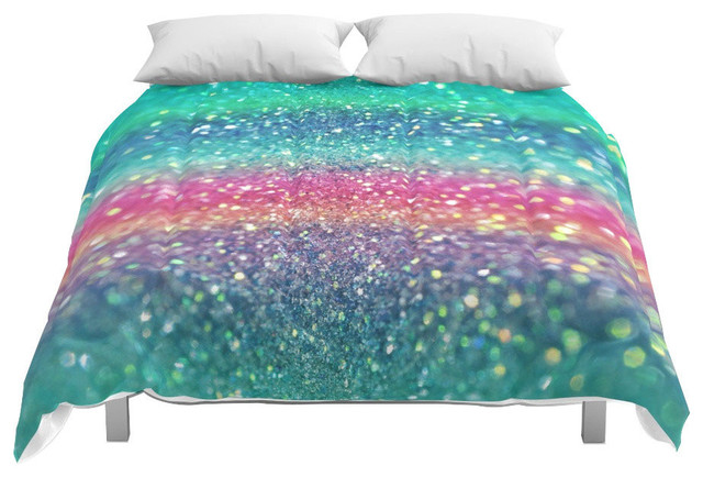 Society6 Summer Surf Comforter Contemporary Comforters And