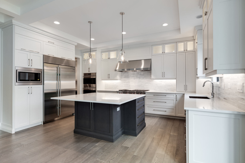 Kitchen - transitional kitchen idea in Chicago