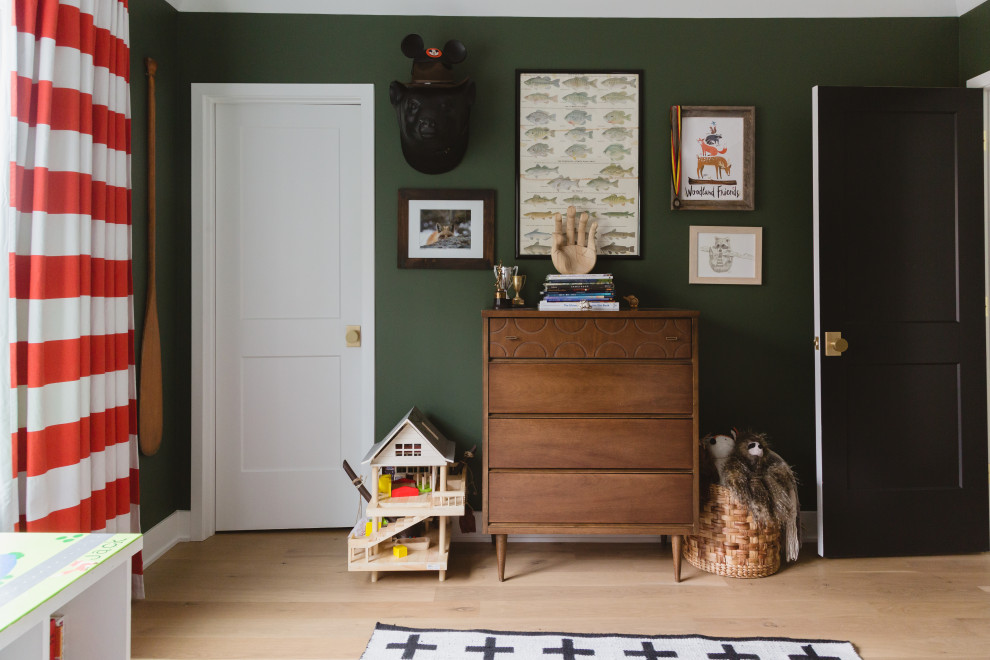 This is an example of a scandinavian kids' room in Chicago.