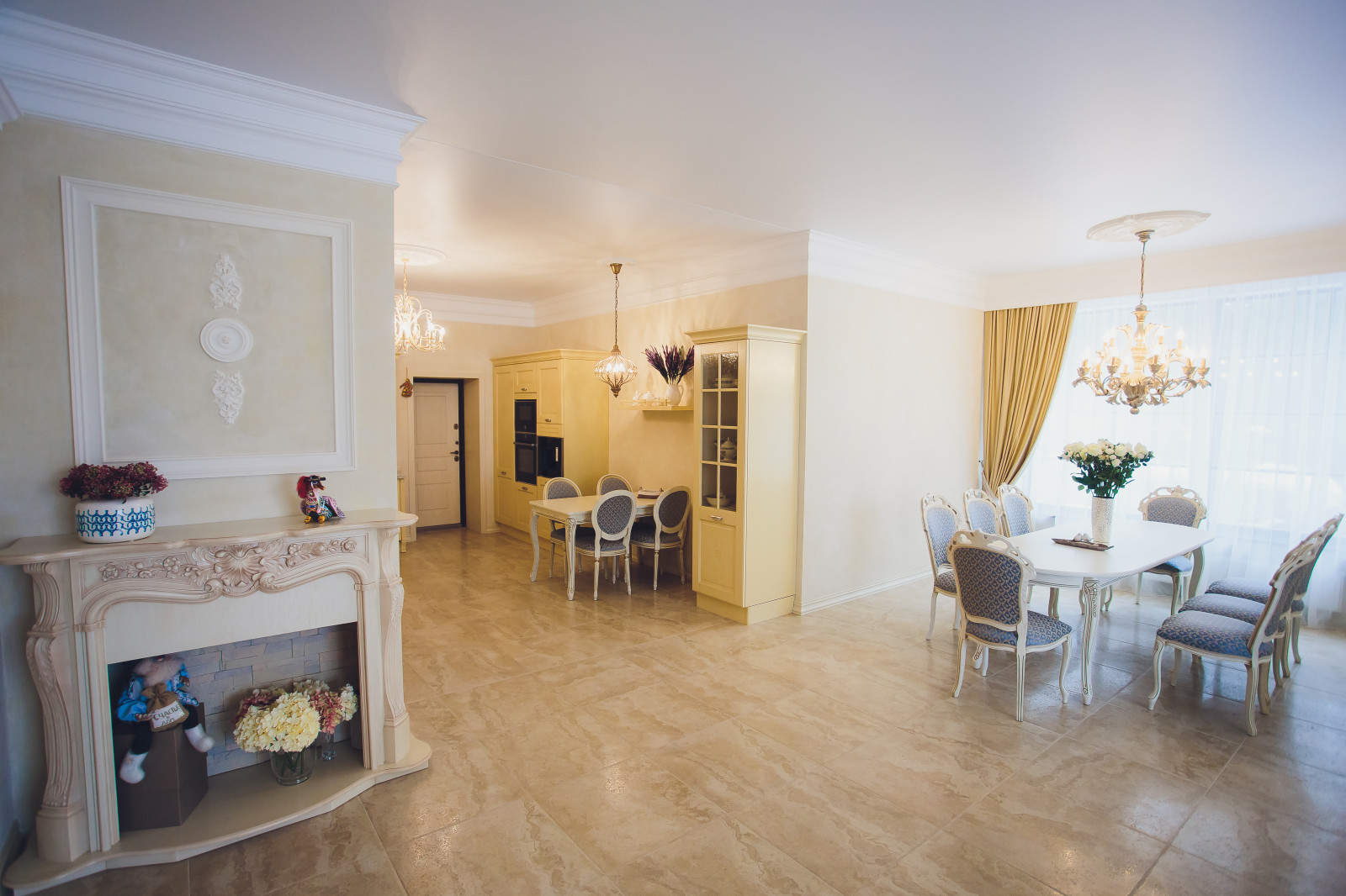 Интерьер коттеджа в Подмосковье