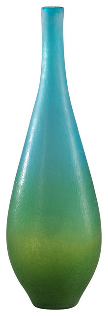 Cyan Design Large Vizio Blue and Green Vase