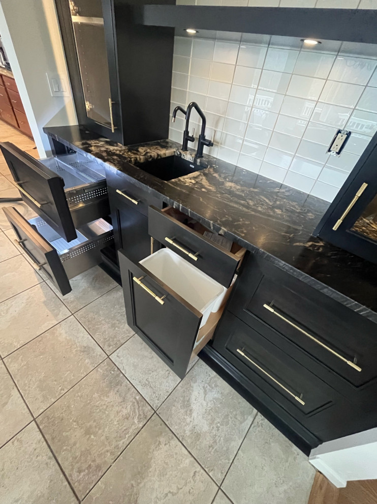 Example of a transitional kitchen design in Baltimore