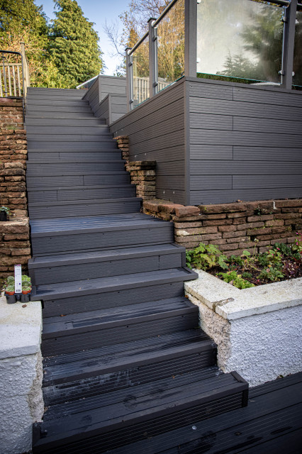 Composite Decking retro-trappa