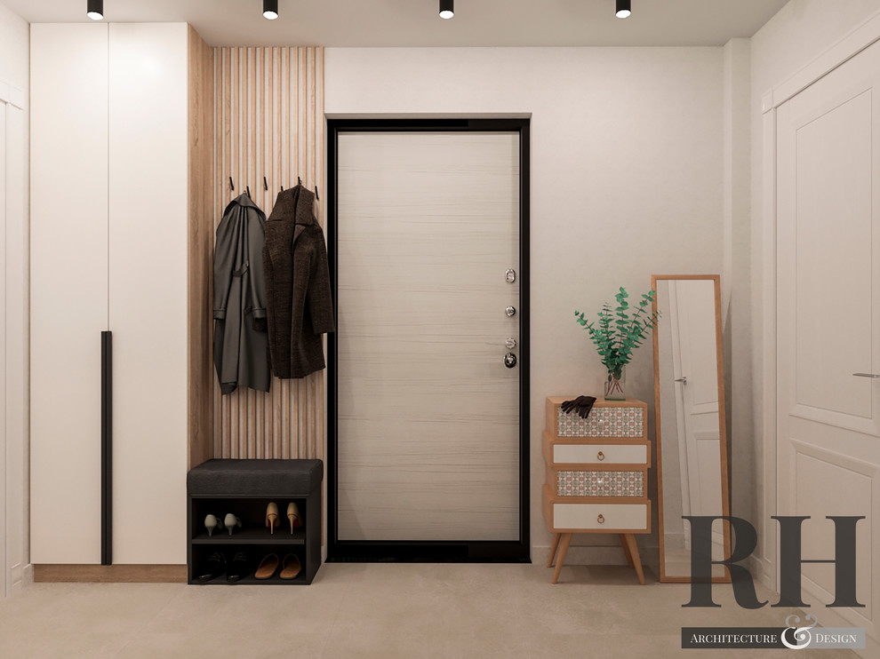 Дизайн проект прихожей и кухни