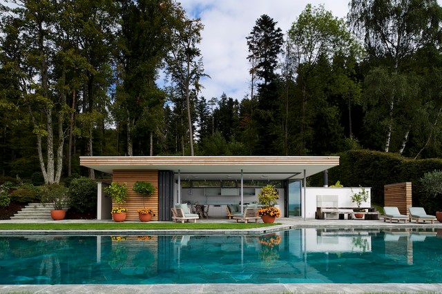 Contemporary Pool modern-pools