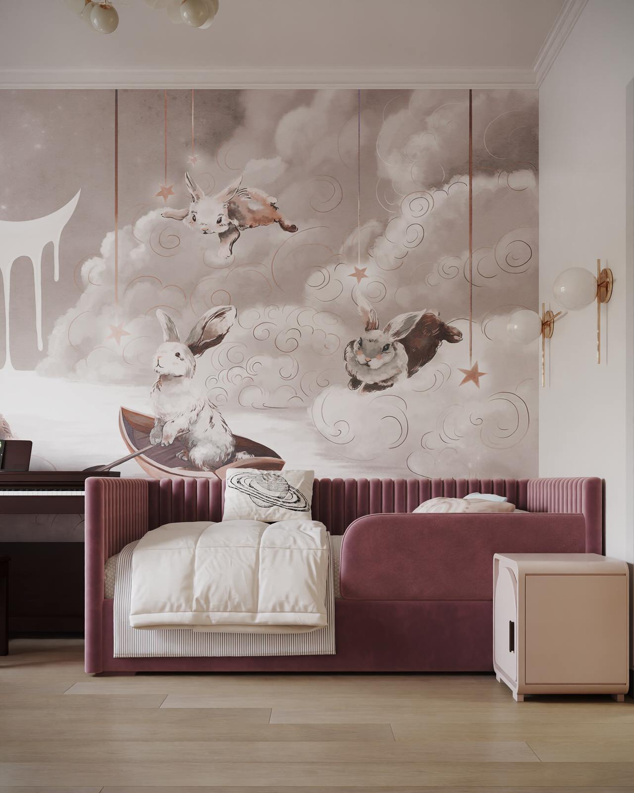 Дизайн детской комнаты для девочки