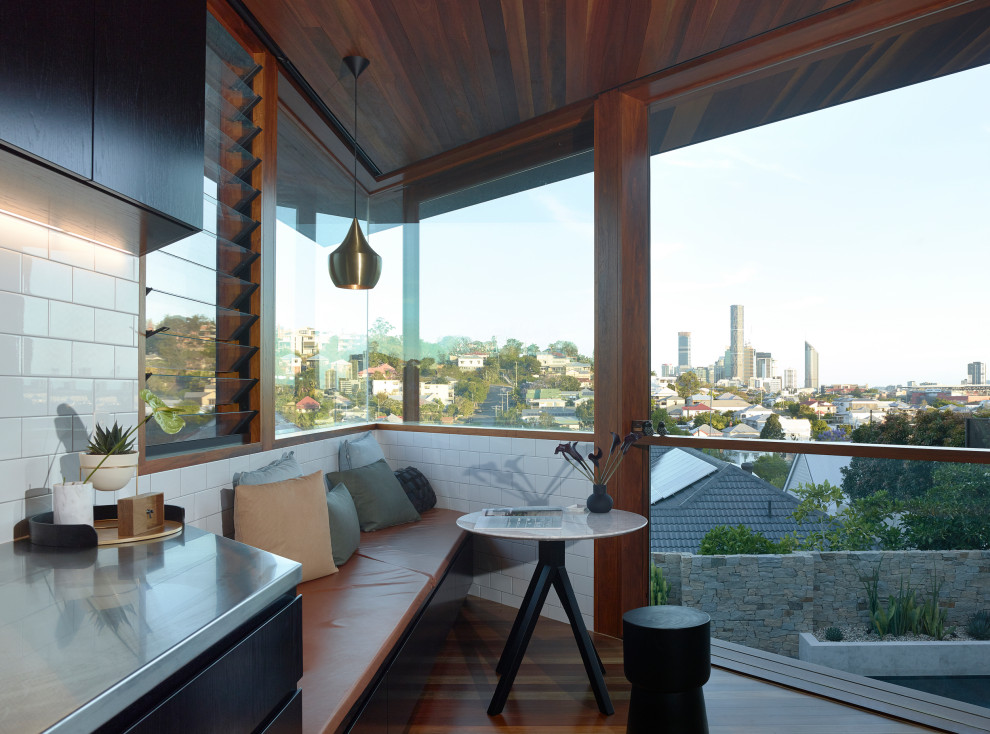 Trendy home design photo in Brisbane