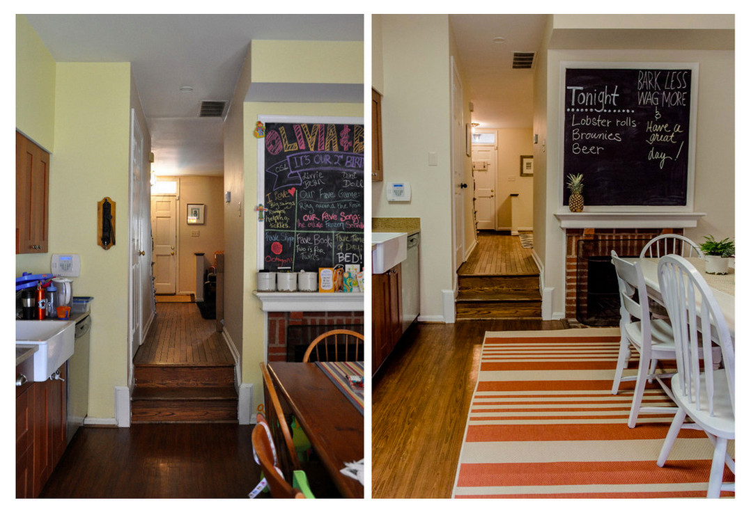 Before and after: kitchen