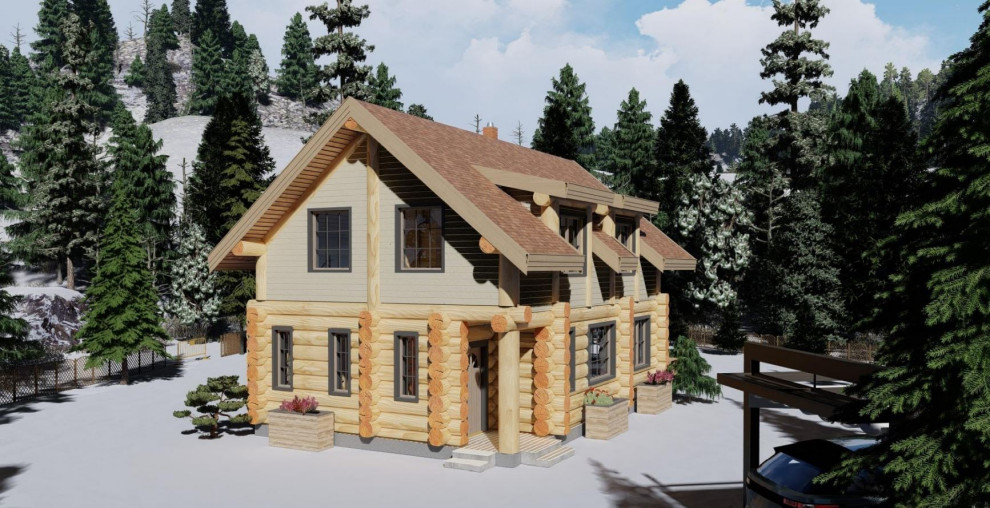 Дом по технологии Post and Beam