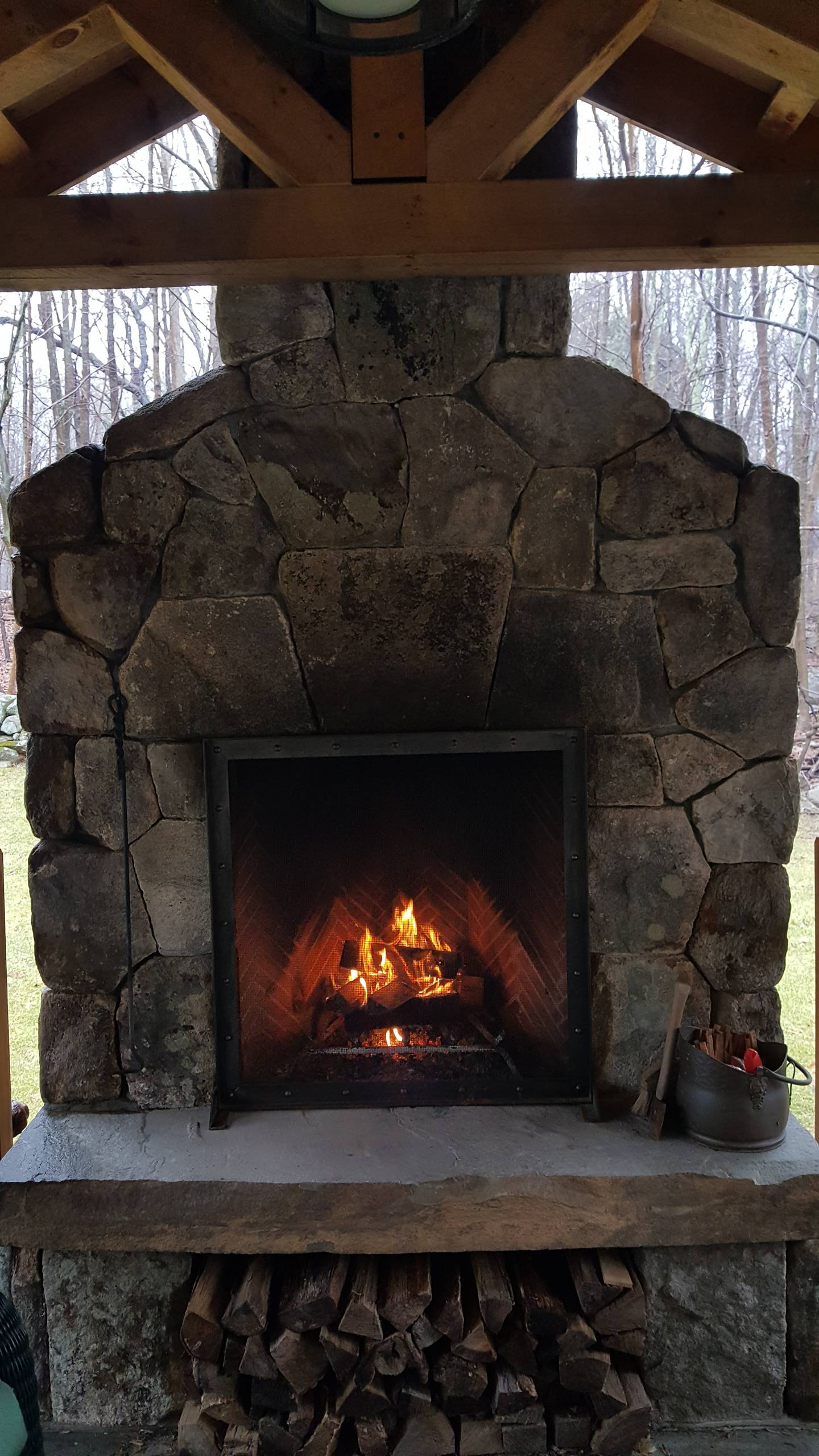 Pound Ridge Transitional Farmhouse