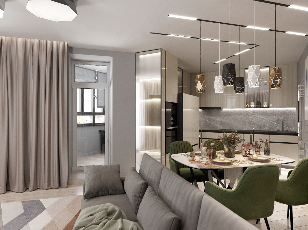 Необычная современная квартира