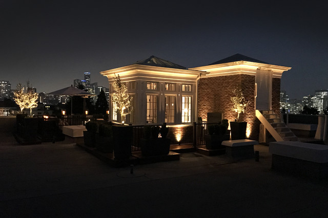 Classical Rooftop Conservatory traditional-terrace