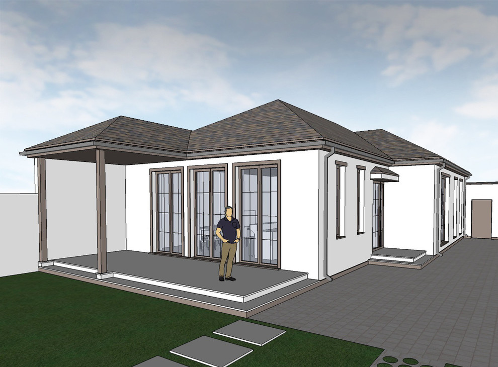 Современный дом с теплыми стенами