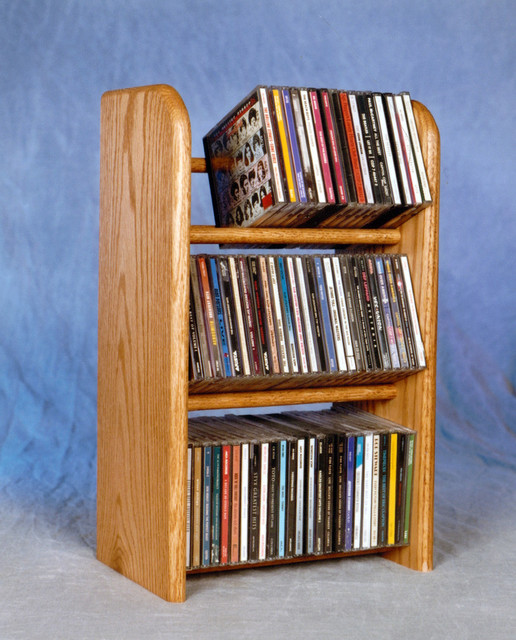Fancy Cd Rack Cd Rack - Transitional - Media Racks And Towers - by Hill Wood Shed LLC ...