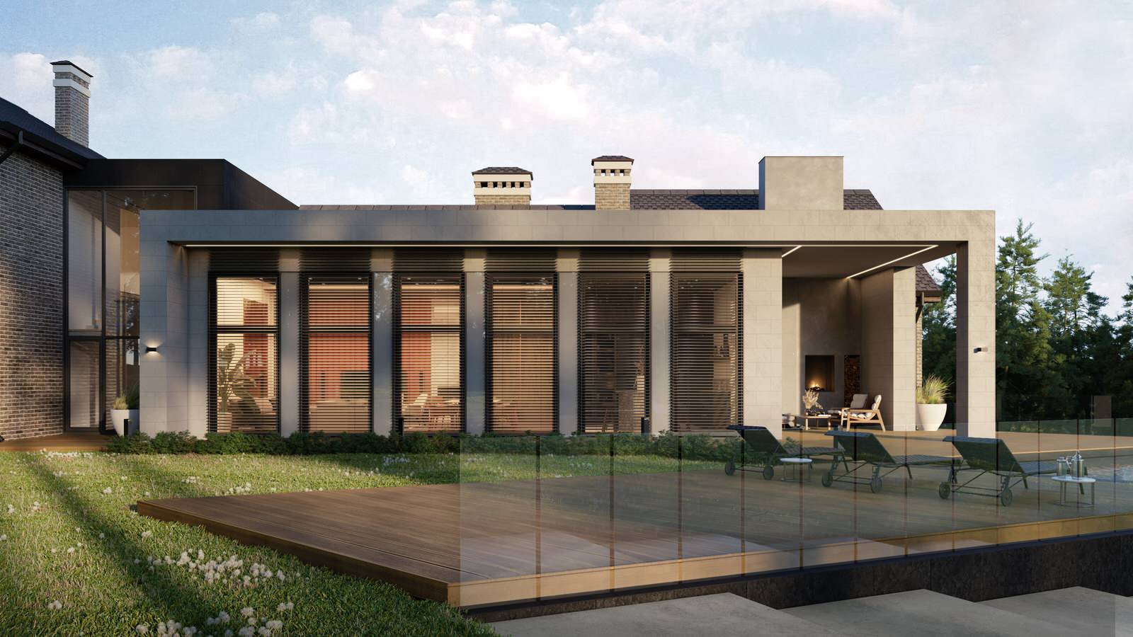 Архитектурный проект частного дома под Киевом