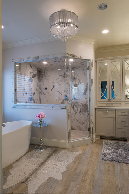 Glamorous Master Bath transitional-bathroom