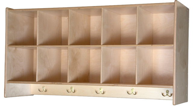 10 Cubby Wall Locker Storage Cabinets By Wood Designs