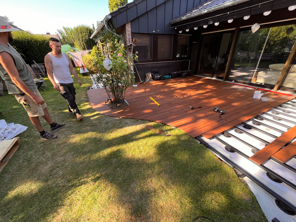 Mittelgroße Klassische Terrasse in Frankfurt am Main
